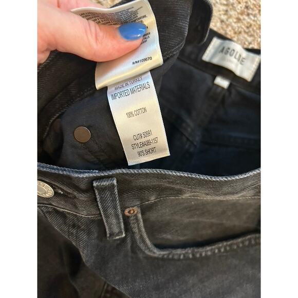 AGOLDE 90's Short in black - Picture 7 of 8